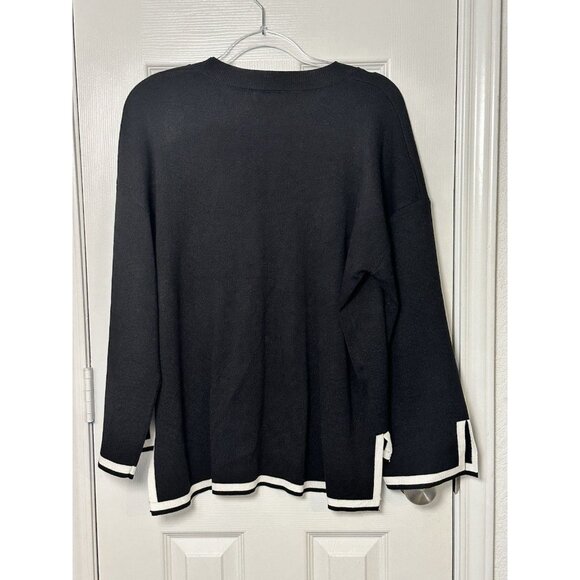Bloggerlove Women Black Pullover Sweater XL NWT - Picture 2 of 9